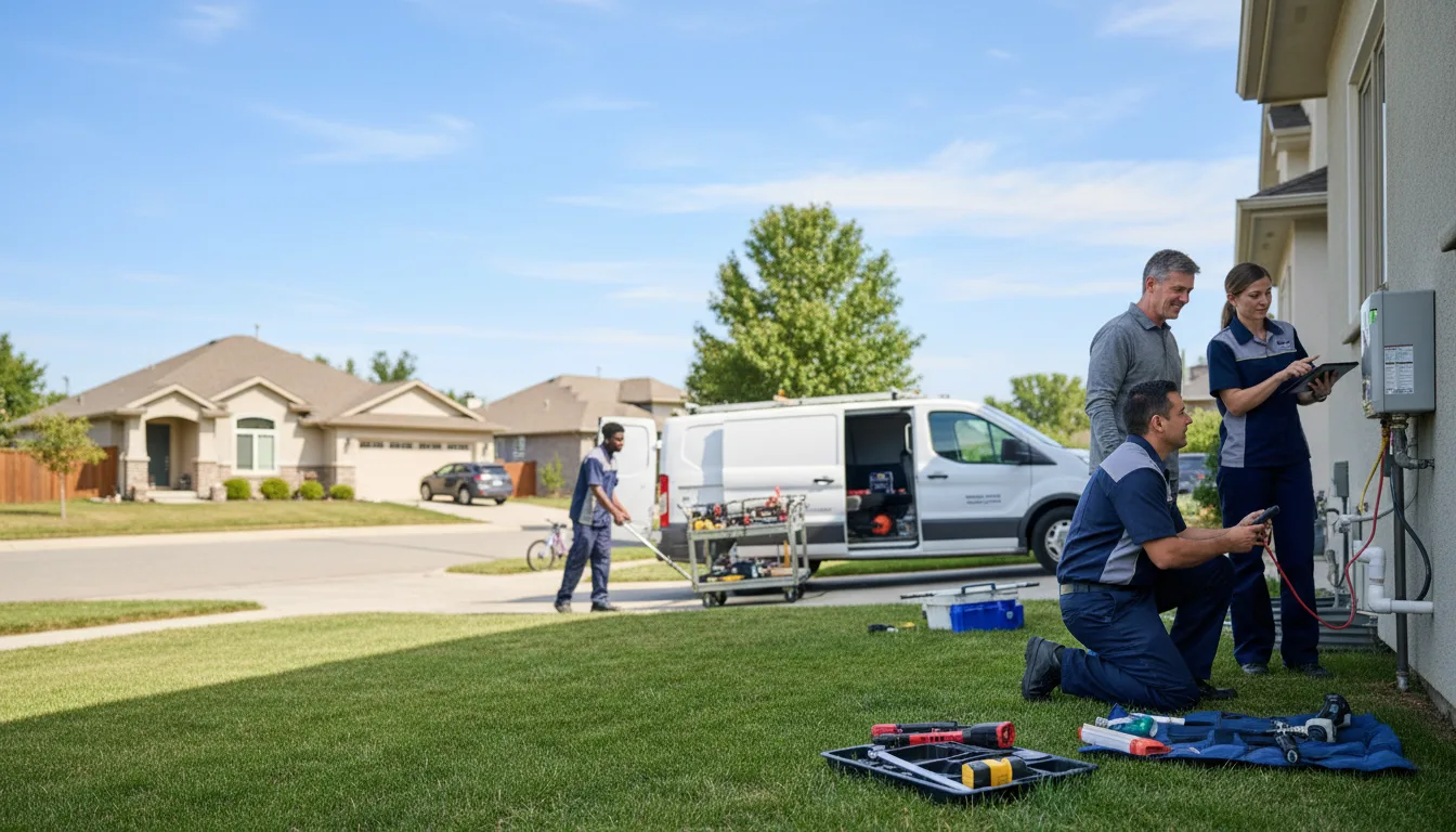 Tankless water heater service in Bristow, OK